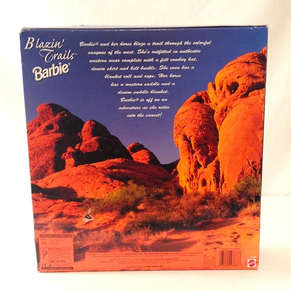 Blazing trails Barbie horse